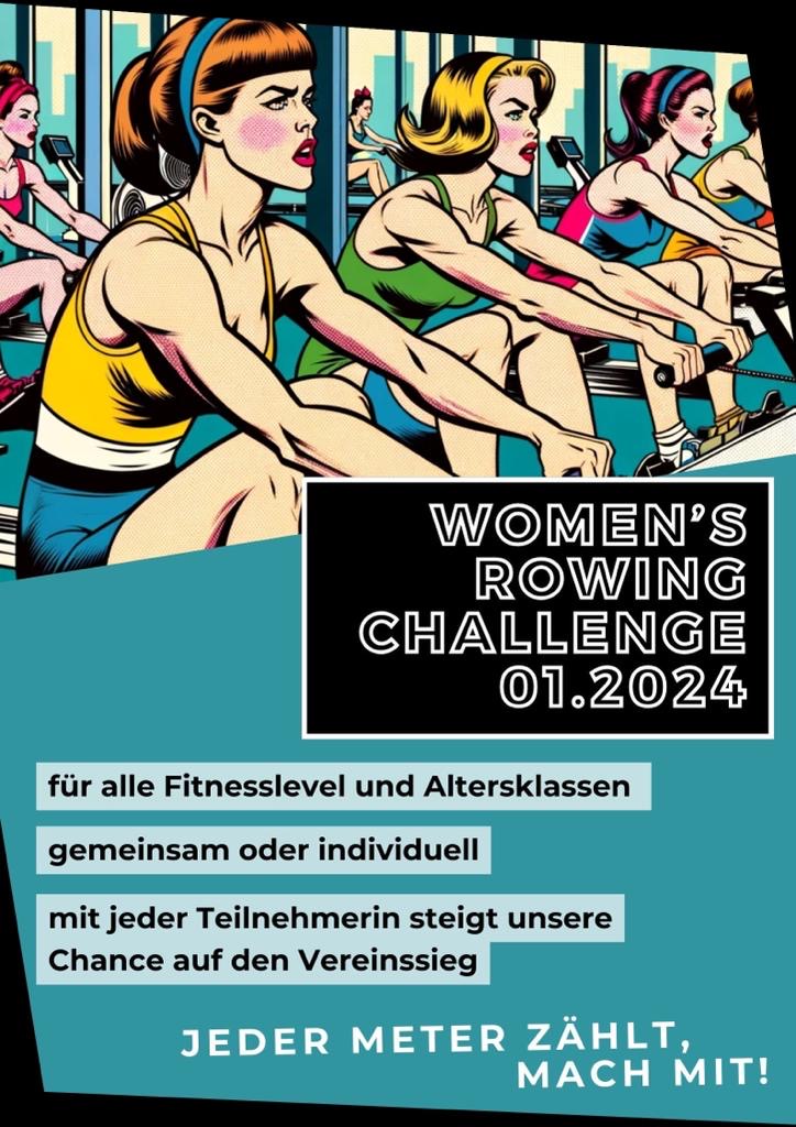 AUF DIE ERGOS, FERTIG, LOS – WOMEN’S ROWING CHALLENGE 2024 BEIM KOBLENZER RUDERCLUB RHENANIA