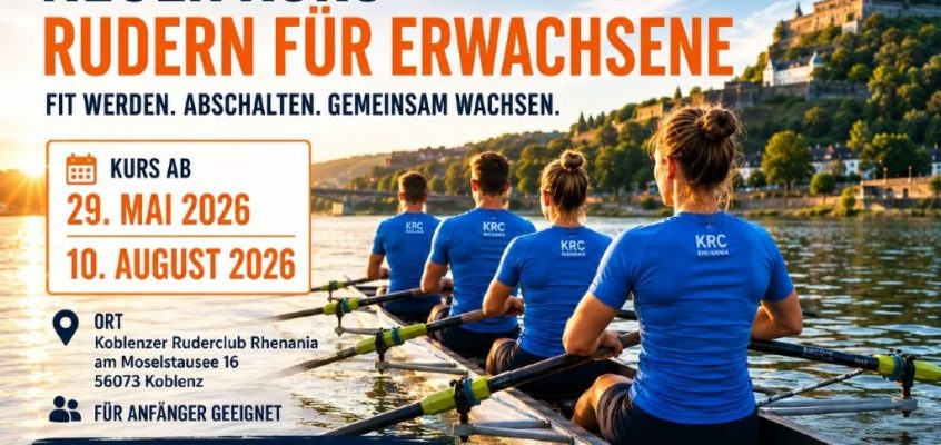 LUST AUF RUDERN BEIM KOBLENZER RUDERCLUB RHENANIA?